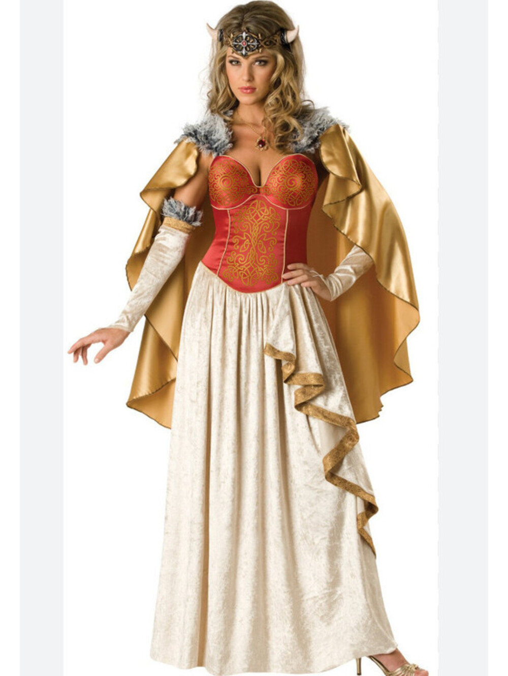 Adult Halloween Costume InCharacter Viking Princess 4pc